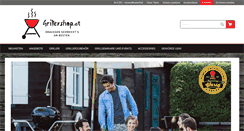 Desktop Screenshot of griller-shop.at